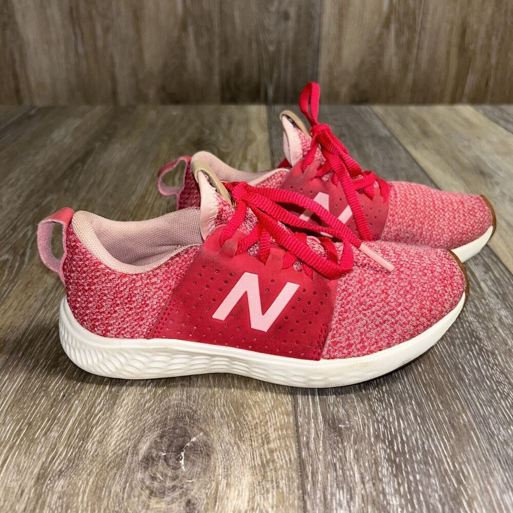 New Balance Sports V1 Pink Running Sneaker Shoes Youth US Size 13 - YPSPTLP